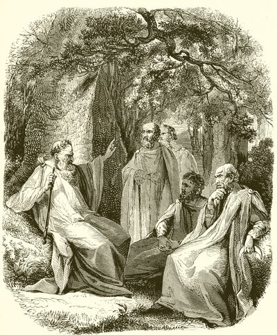 Druidák a Szent Ligetben alkotó: English School
