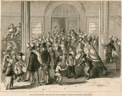 Drury Lane Színház, London – a pantomim bevonása alkotó: English School