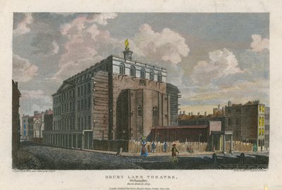 Drury Lane Színház, Westminster, London; 1809-ben leégett alkotó: English School