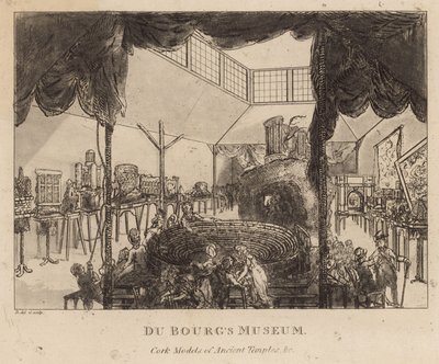 Du Bougs Múzeum, az ókori templomok parafa makettjei alkotó: English School