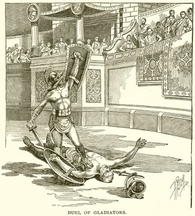 Gladiátorok párharca alkotó: English School