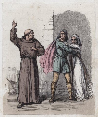 Dunstan tadelt Edwy und Elgiva von English School