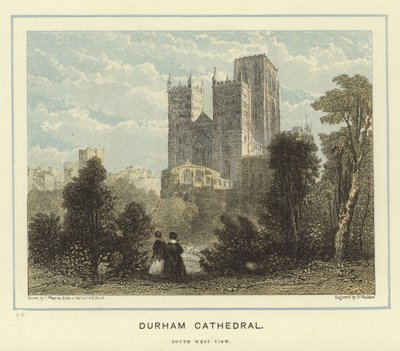 Durham Kathedrale, Südwestansicht von English School