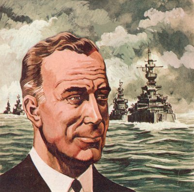 Earl Mountbatten Burmából alkotó: English School