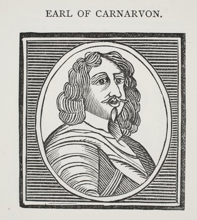 Earl of Carnarvon, illusztráció a Chap-books of the Eighteenth Century-ből, John Ashton, pub. 1882 alkotó: English School
