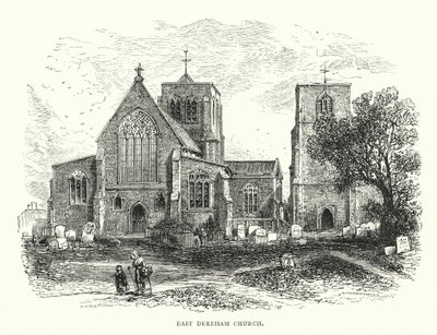 East Dereham templom (metszet) alkotó: English School