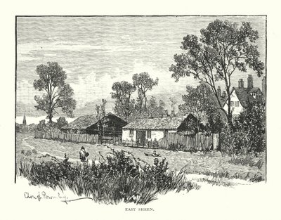 East Sheen (metszet) alkotó: English School