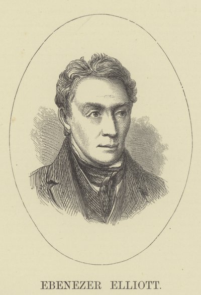 Ebenezer Elliott (metszet) alkotó: English School