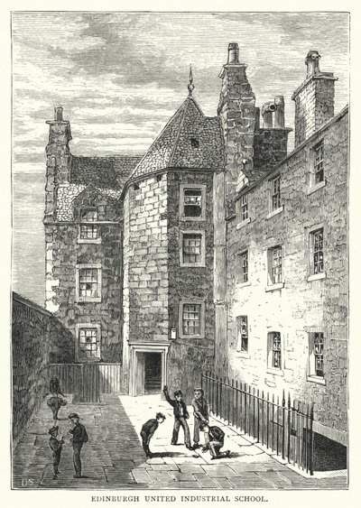 Edinburgh United Industrial School (metszet) alkotó: English School