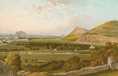 Edinburgh a Craigmillar kastélytól alkotó: English School