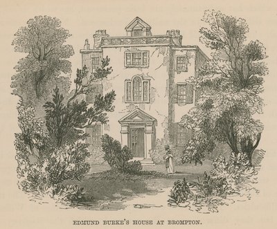 Edmund Burkes Ház Bromptonban, Londonban alkotó: English School