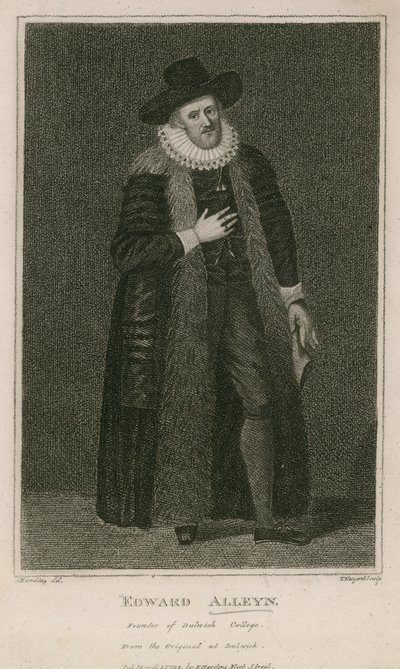 Edward Alleyn, a Dulwich College alapítója alkotó: English School