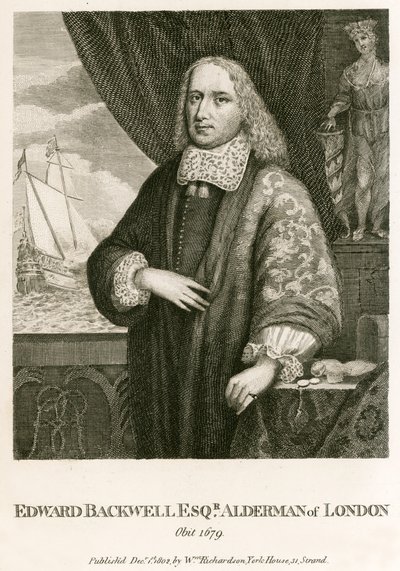 Edward Backwell, Londoni Alderman alkotó: English School