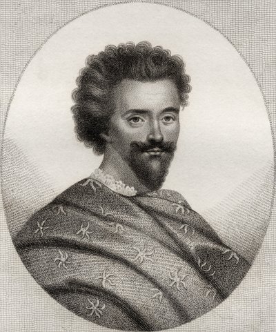 Edward Herbert, illusztráció a „Királyi és nemes szerzők katalógusából, III. kötet”, 1806-ban megjelent alkotó: English School