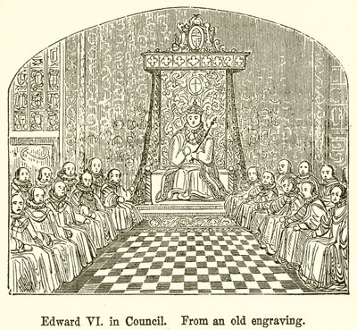 Edward VI. a Tanácsban alkotó: English School