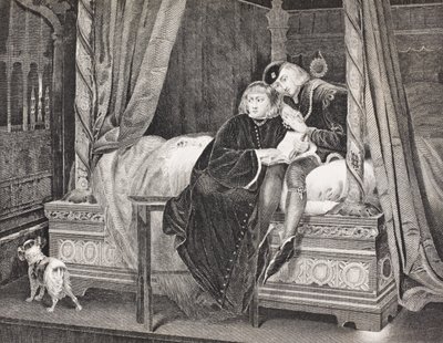 V. Edward és Richard, York hercege a toronyban, a „Történelmi arcképek galériájából”, 1880 körül megjelent alkotó: English School