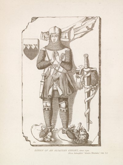Egy elzászi lovag képmása, 1320 körül alkotó: English School