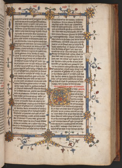 Egerton 617, Wycliffita Biblia, 1397 előtt (pergamen) alkotó: English School