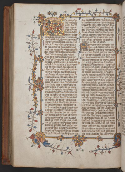 Egerton 617, Wycliffita Biblia, 1397 előtt (pergamen) alkotó: English School