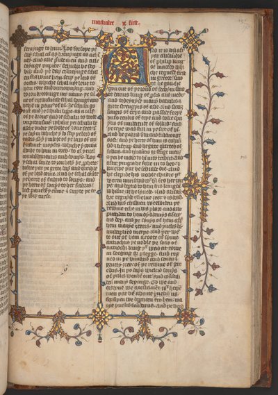 Egerton 617, Wycliffita Biblia, 1397 előtt (pergamen) alkotó: English School