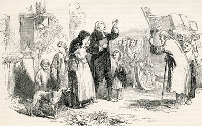 A nonkonformisták kilökése Szent Bertalan napján, 19. század alkotó: English School