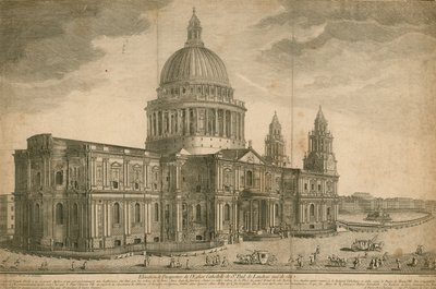 A londoni Szent Pál-székesegyház magassága és perspektívája alkotó: English School