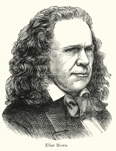 Elias Howe, a lockstitch varrógép amerikai feltalálója alkotó: English School