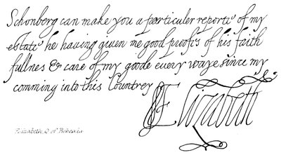 Elizabeth, Königin von Böhmen von English School