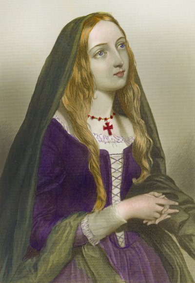 Elizabeth Woodville, IV. Edward angol király hitvese, Henry G. Bohm nyomtatása, 1856 alkotó: English School