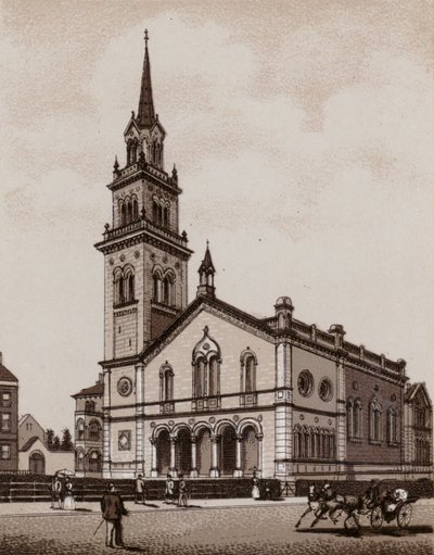 Elmwood templom (litho) alkotó: English School