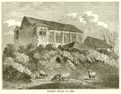 Az Eltham-palota 1790-ben alkotó: English School