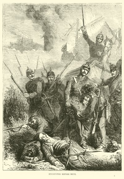 Találkozás Metz előtt, 1870. augusztus alkotó: English School