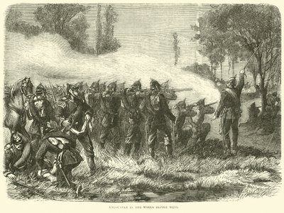 Találkozás az erdőben Metz előtt, 1870. október alkotó: English School