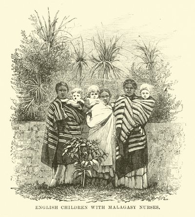 Angol gyerekek madagaszkári nővérekkel alkotó: English School