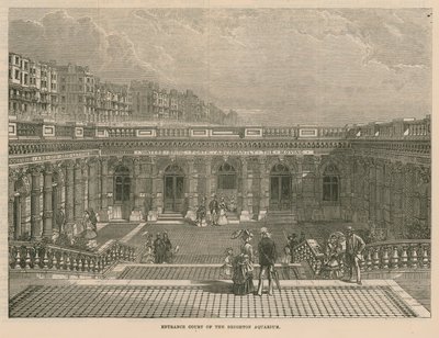 A Brighton Aquarium bejárati udvara alkotó: English School