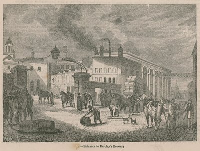 A Barclays sörgyár bejárata alkotó: English School
