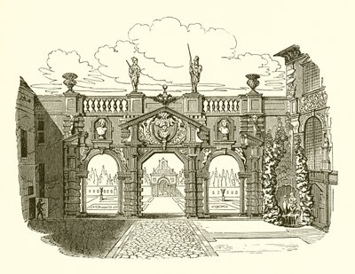 A Rubenss Garden bejárata alkotó: English School