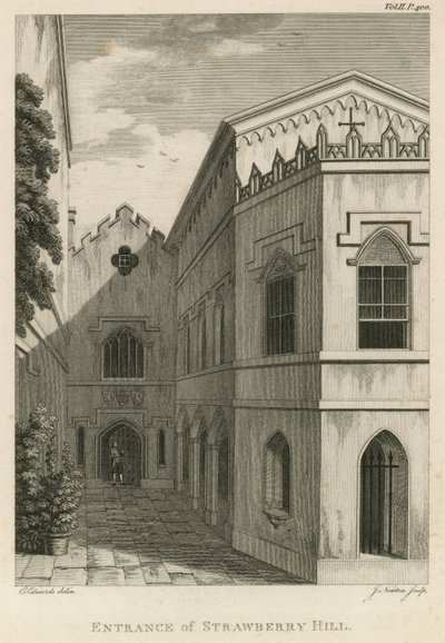 A Strawberry Hill bejárata, London alkotó: English School