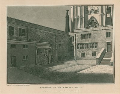 Bejárat a Főiskola aulába alkotó: English School