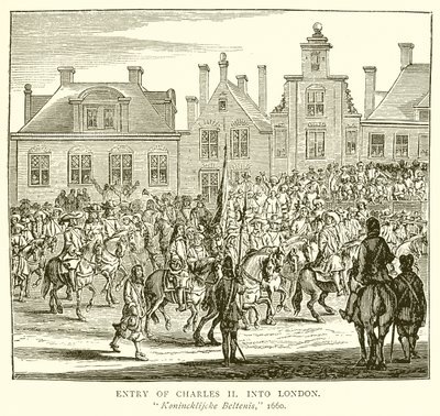 Károly belépése Londonba alkotó: English School