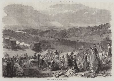 Epsom Races (metszet) alkotó: English School