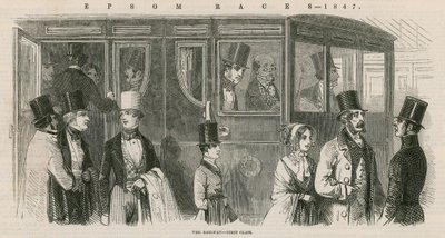 Epsom Races 1847: A vasút – első osztály alkotó: English School