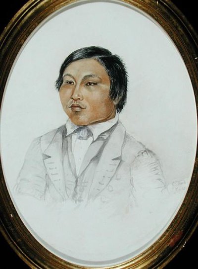 Erasmus Augustine Kallihirua, 1855 körül (akvarell papíron) alkotó: English School