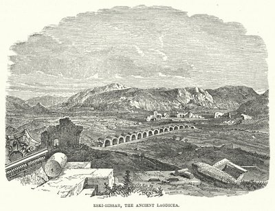 Eski-Hissar, az ókori Laodicea (metszet) alkotó: English School