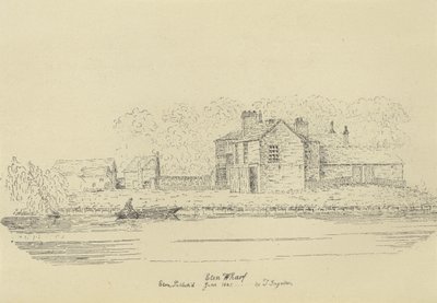 Eton Wharf, 1821 (mélynyomás) alkotó: English School