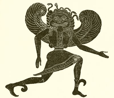 etruszk Gorgon. (Campana Múzeum) alkotó: English School