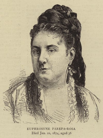 Euphrosyne Parepa-Rosa (metszet) alkotó: English School