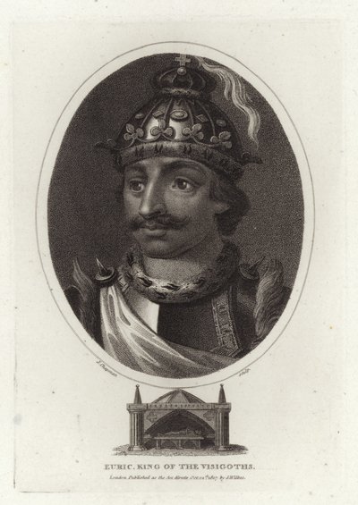 Eurik, a vizigótok királya alkotó: English School
