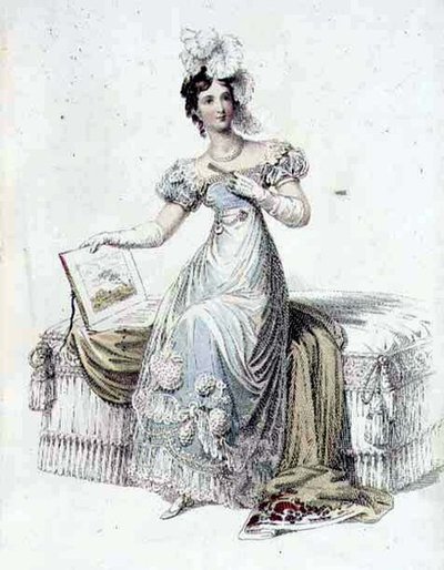 Estélyi ruha, divattányér az Ackermann