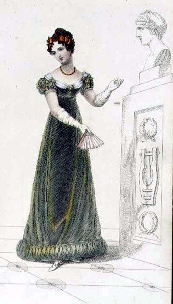 Estélyi ruha, divattányér az Ackermann